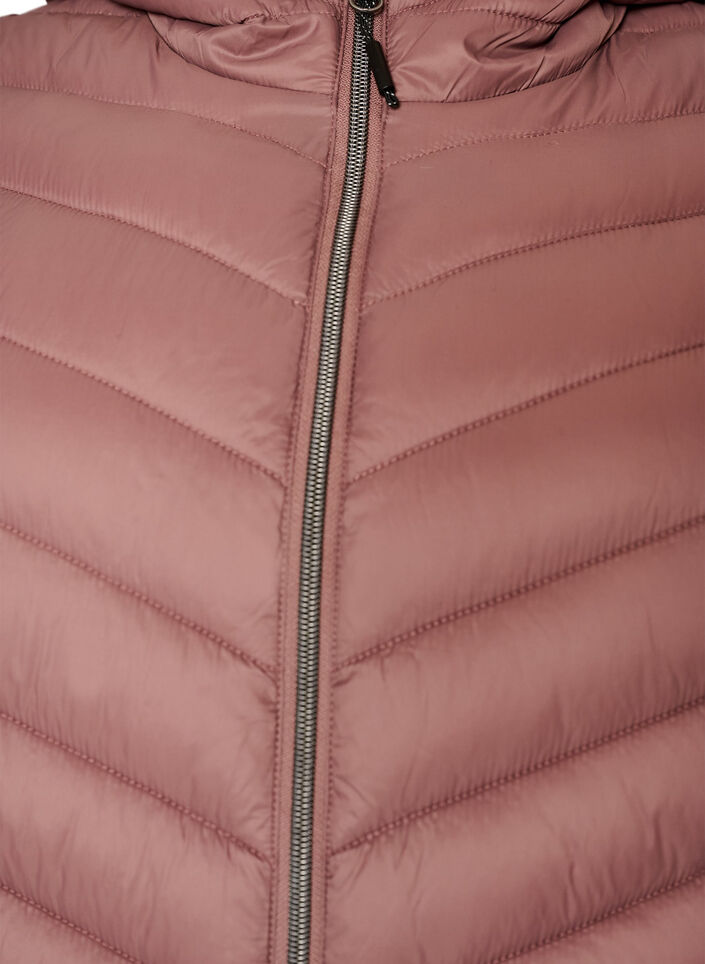 L&auml;tt jacka med huva, Rosa, Packshot image number 2