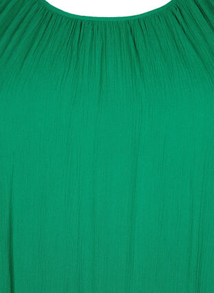 Klänning i viskos med korta ärmar, Jolly Green, Packshot image number 2
