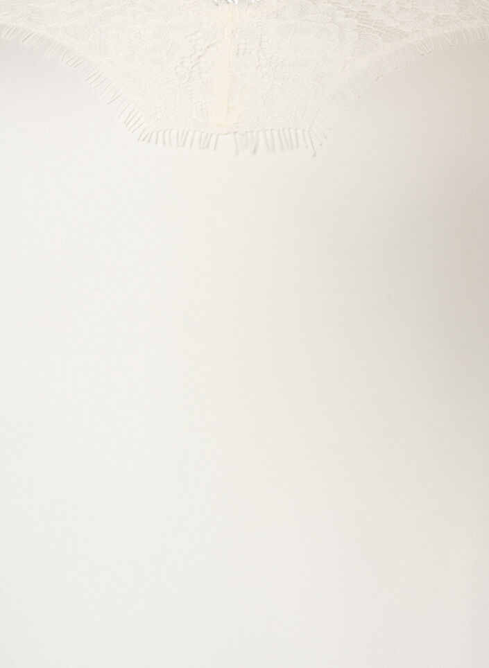 Linne med spets och asymmetrisk nederkant, Vanilla, Packshot image number 2