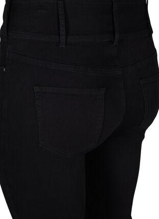 Super slim Bea jeans med extra hög midja, Black, Packshot image number 3