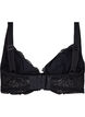 Support the breasts – bygel-bh för bröstprotes, Black, Packshot image number 1