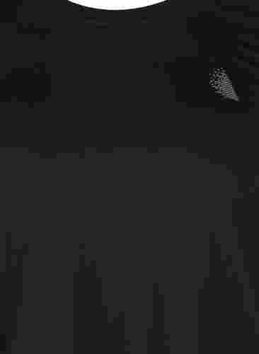 Träningströja med 3/4 ärmar, Black, Packshot image number 2