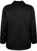Jacquard blazer i viskos, ton i ton, Black, Packshot image number 1