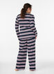 Randiga pyjamasbyxor med vida ben, Bl&aring;, Model image number 2