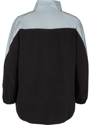 Sporttröja med fleece och reflex, Black, Packshot image number 1