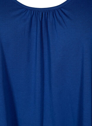 A-linjeformat linne med rund halsringning, Twilight Blue, Packshot image number 2