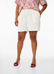 Shorts med fickor och res&aring;r i midjan, Vanilla, Model image number 2