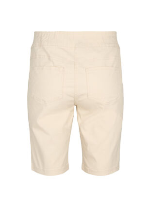 Figurnära shorts med bakfickor, Fog, Packshot image number 1