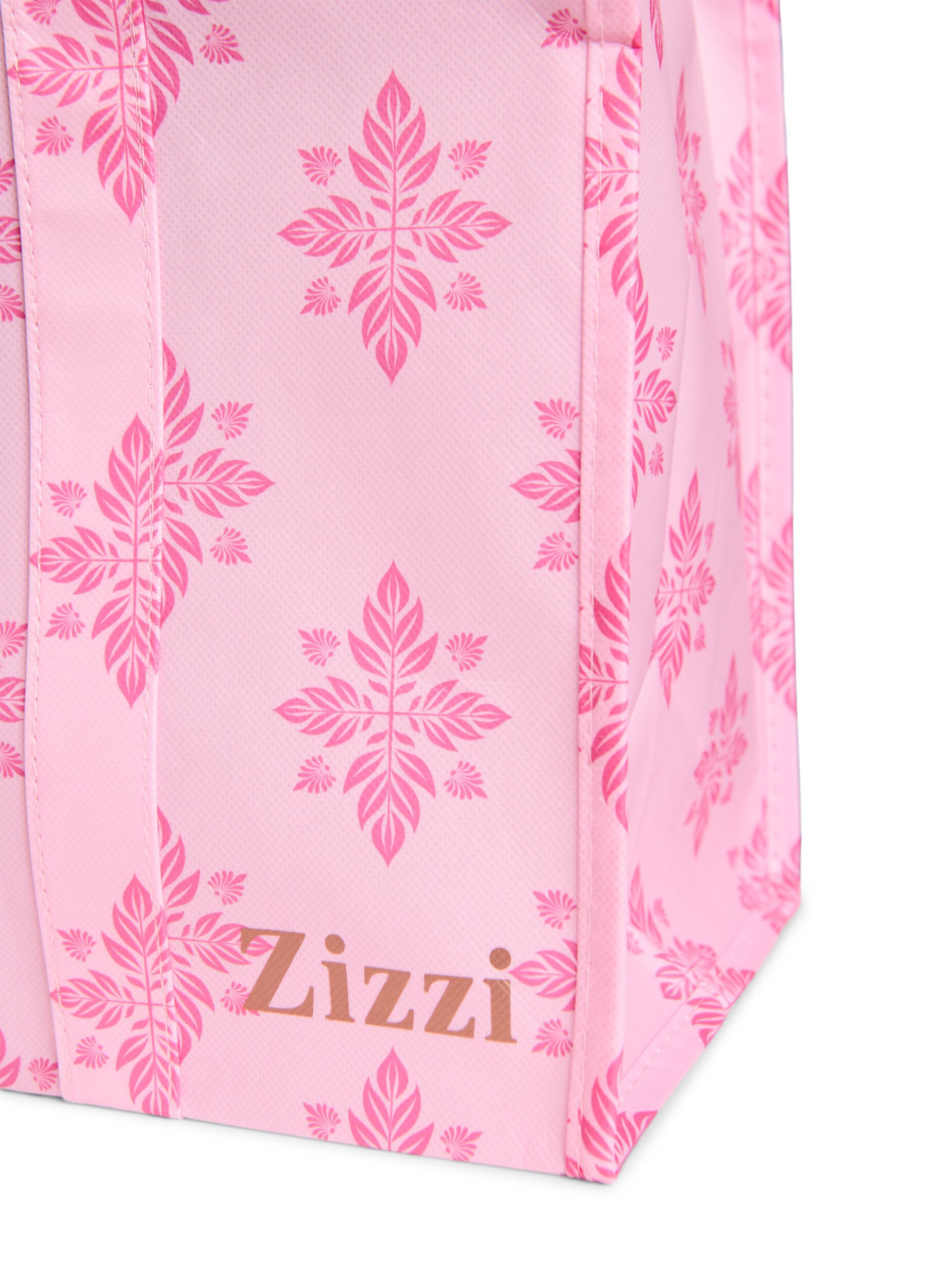 Zizzi Shoppingv&auml;ska med dragkedja, Rosa, Packshot image number 2