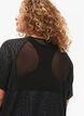 Träningst-shirt med tryck och mesh, Black, Model image number 2
