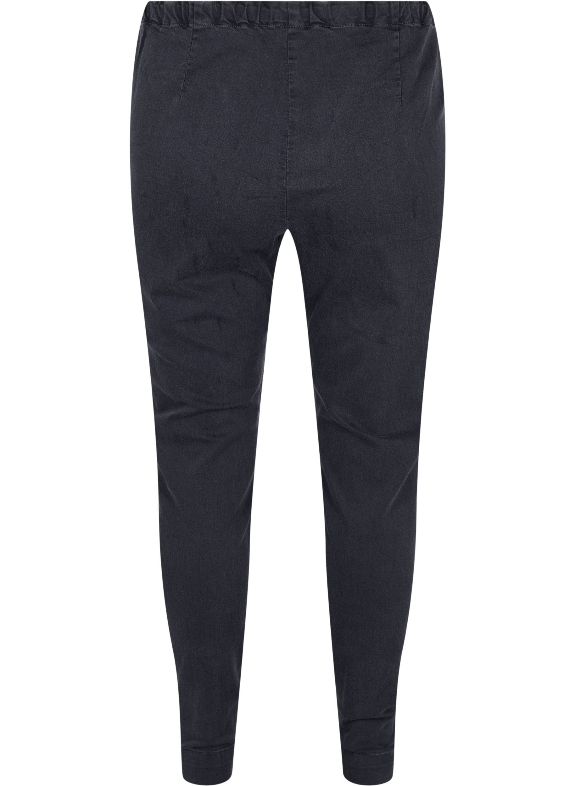 Zizzi Jeggings med dragkedja, Grey Wash, Packshot image number 1