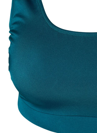 Mönstrad bikinitopp med rund ringning, Ink Blue, Packshot image number 2