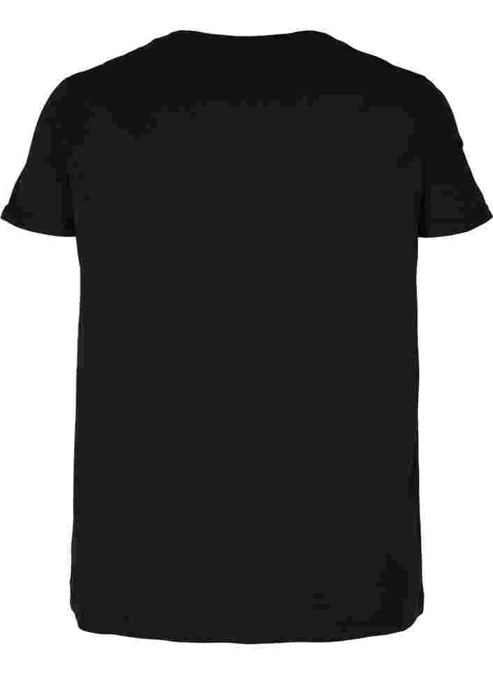  T-shirt till träning med print, Black Citadel, Packshot image number 1