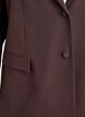 Klassisk blazer med kn&auml;ppning, Brun, Packshot image number 2