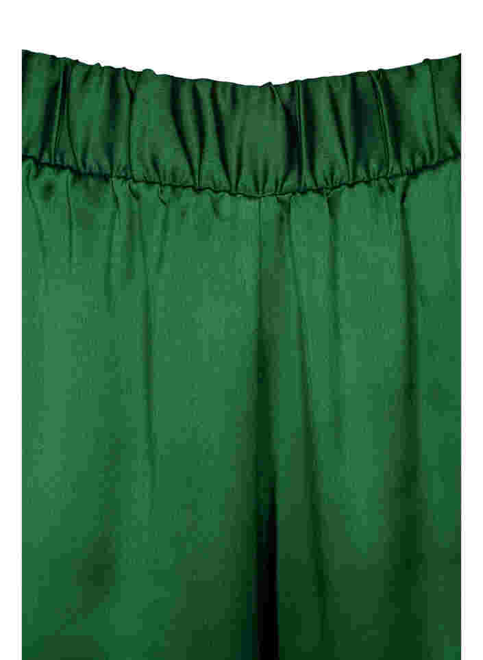 Byxor i lös passform med fickor och resårkant, Formal Garden, Packshot image number 2