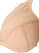 Vadderad spets-BH med bygel, Beige, Packshot image number 2