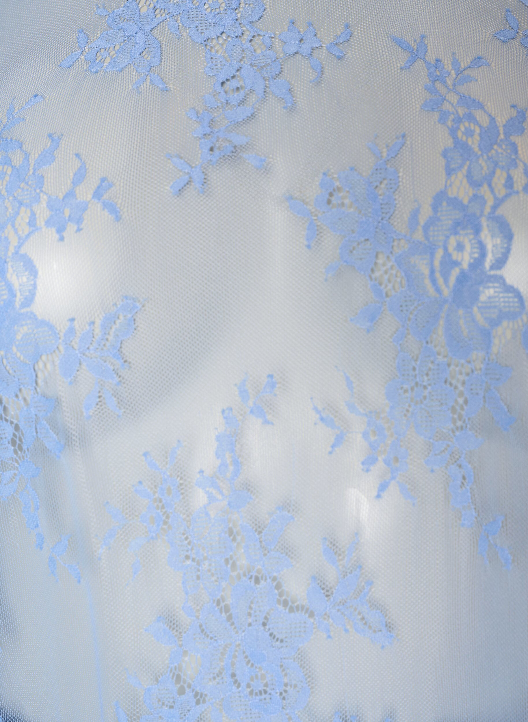 ZizziMidikl&auml;nning i skir spets med korta &auml;rmar, Lila, Packshot image number 2