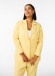 Klassisk blazer med kn&auml;ppning, Gul, Model image number 0