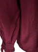 Skjortblus med broderade blomapplikationer, R&ouml;d, Packshot image number 3
