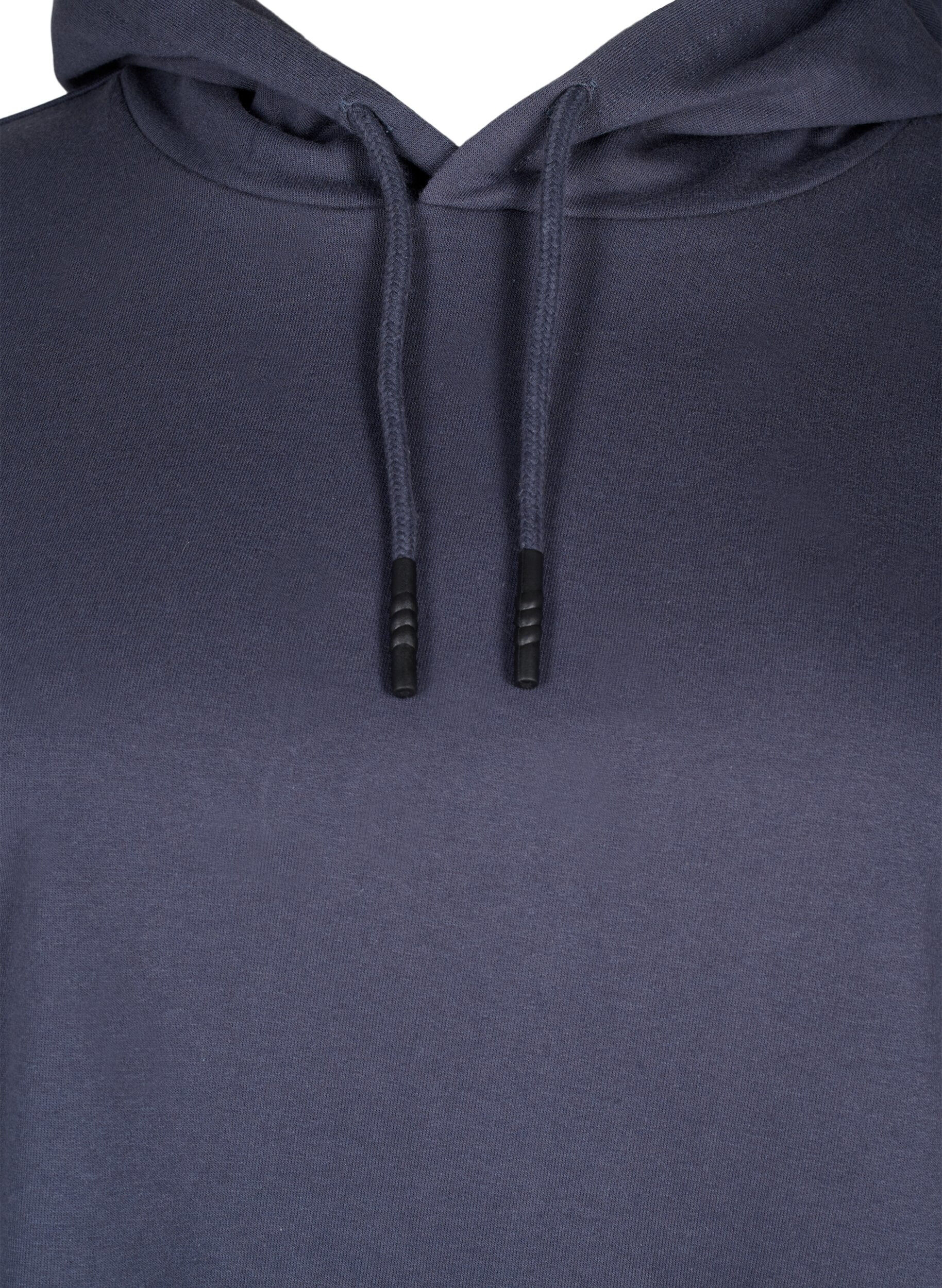 Zizzi Huvtr&ouml;ja i sweatshirt-kvalitet, Ombre Blue, Packshot image number 2
