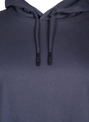 Huvtröja i sweatshirt-kvalitet, Ombre Blue, Packshot image number 2