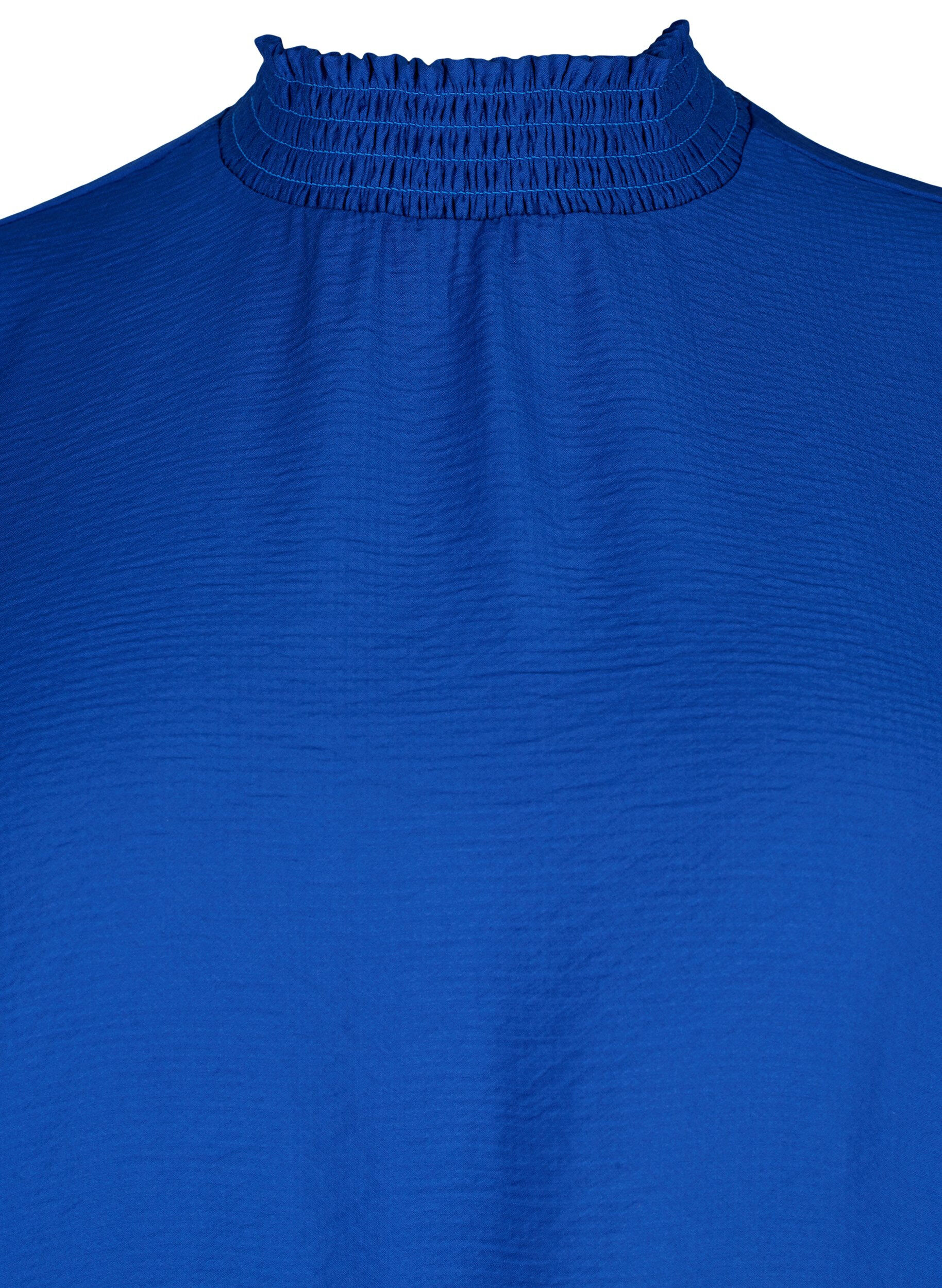 Zizzi Viskosblus med smock, Surf the web, Packshot image number 2