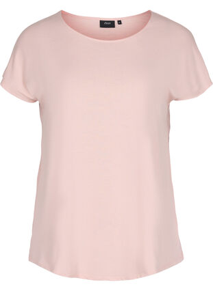T-shirt i bomullsmix, Rose Smoke, Packshot image number 0