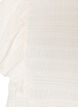 Blus med smock och volang&auml;rmar, Vanilla, Packshot image number 2