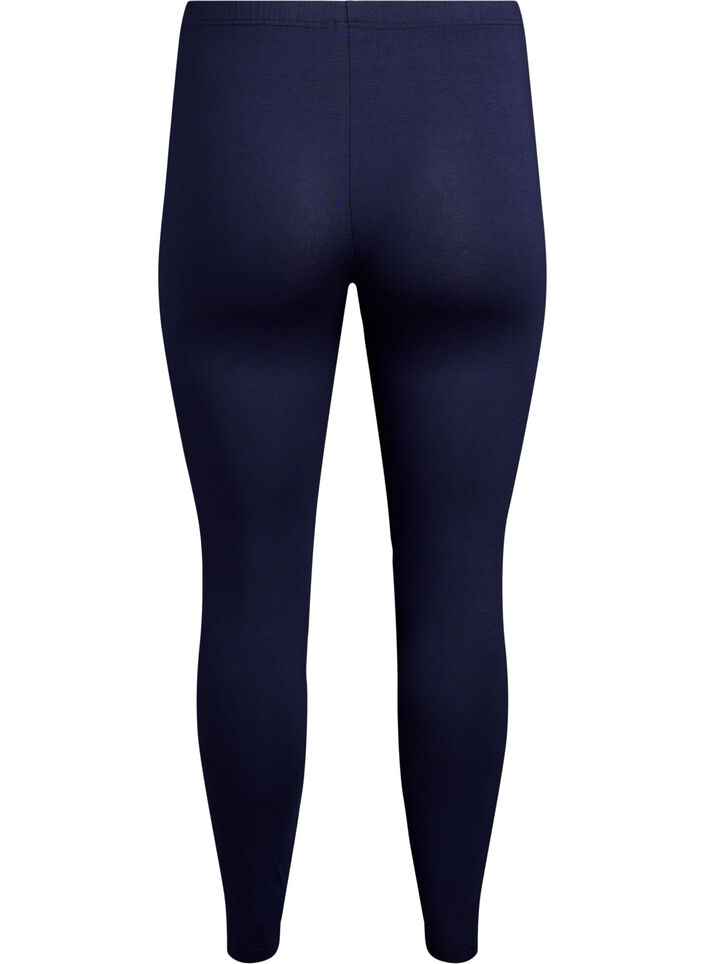 Basic leggings i viskos, Bl&aring;, Packshot image number 1