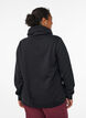 Sweatshirt med h&ouml;g krage och fickor, Svart, Model image number 2