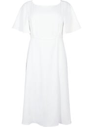 Festklänning med empiresnitt, Bright White, Packshot