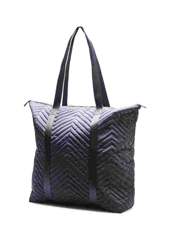 Väska med blixtlås, Black, Packshot image number 1