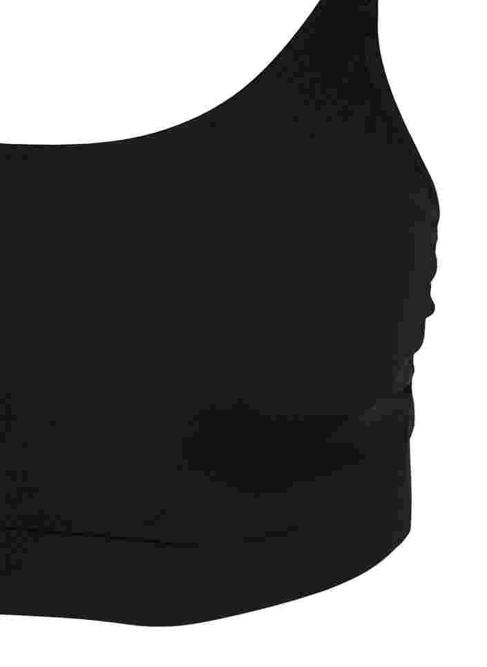 Bikinitopp med justerbara axelband, Black, Packshot image number 2