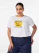 T-shirt med tryck, Vit, Model image number 0