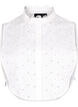 Krage i broderie anglaise, Bright White, Packshot image number 0