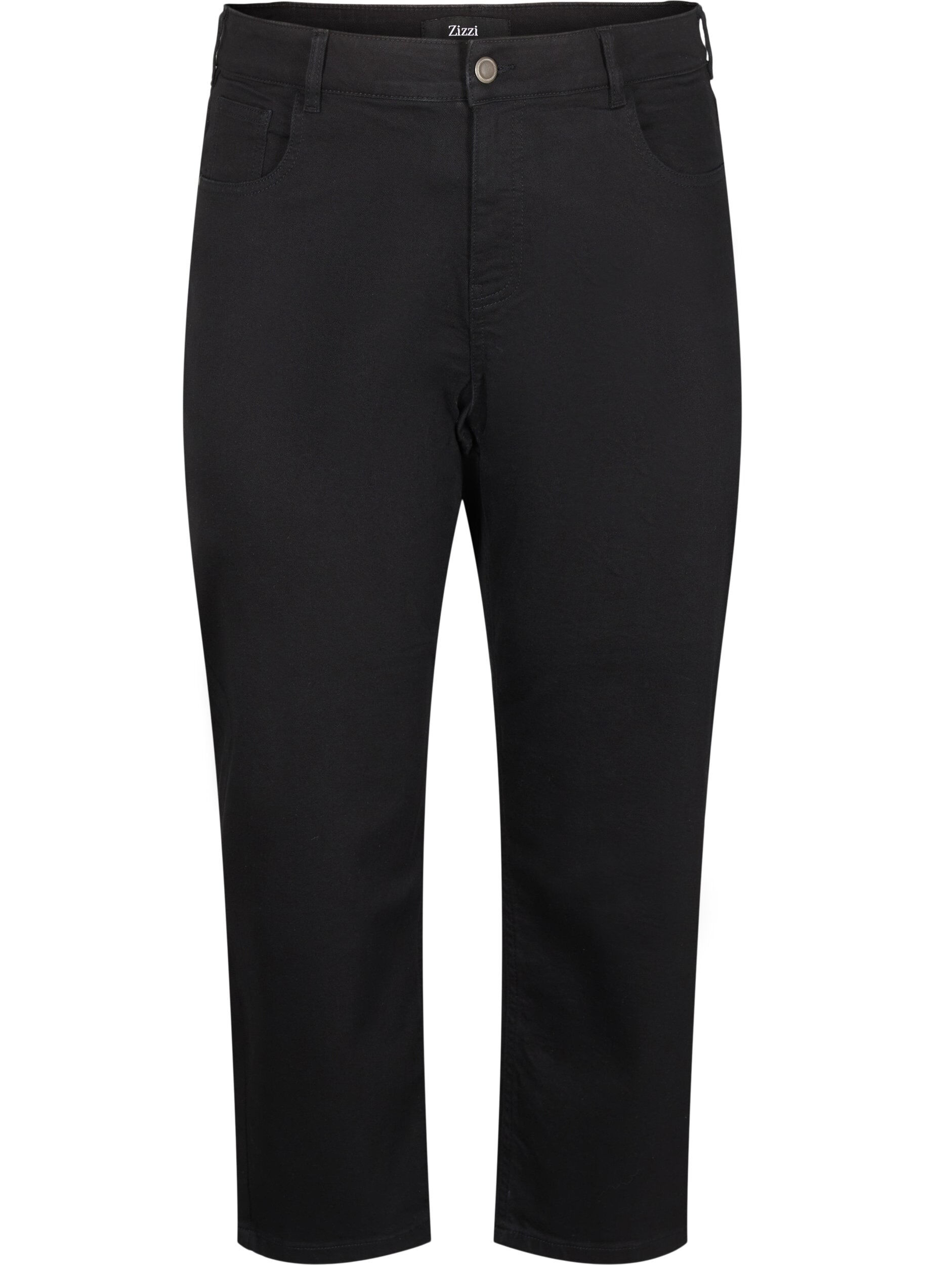 Croppade Vera-jeans med raka ben