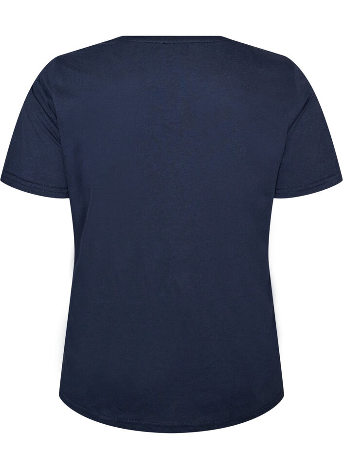 T-shirt med tryck, 2496, Packshot image number 1