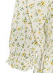 Blommig sommarkl&auml;nning i viskos, Vit, Packshot image number 3