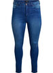 Supersmala Amy-jeans med h&ouml;g midja, Bl&aring;, Packshot image number 0