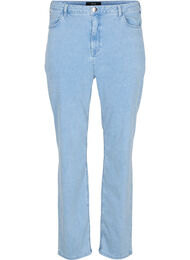 Megan jeans med extra hög midja, Light blue