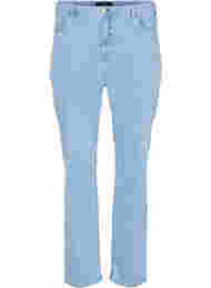 Megan jeans med extra hög midja, Light blue