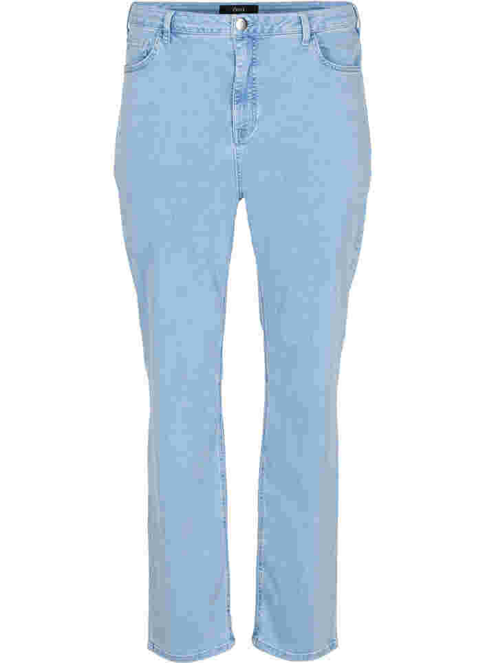 Megan jeans med extra hög midja, Light blue, Packshot image number 0