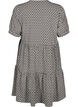 FLASH - A-linjeformad klänning med tryck, Black White Graphic, Packshot image number 1