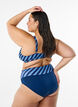 Bikinitrosa med omslagsdetalj, Bl&aring;, Model image number 2