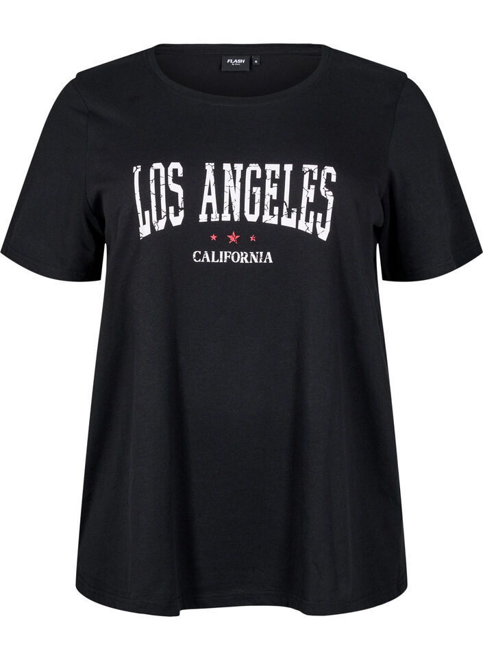 FLASH - T-shirt med tryck, Svart, Packshot image number 0