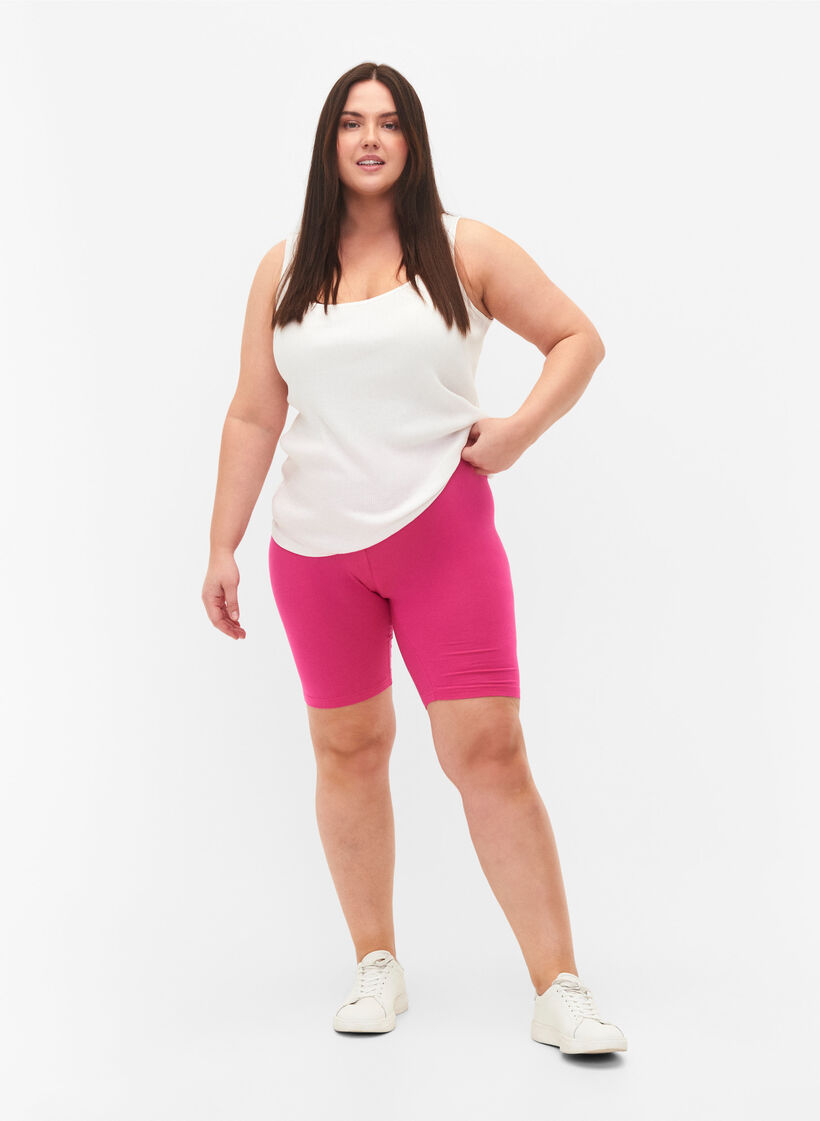 Enf&auml;rgad cykelbyxa, Rosa, Model image number 1