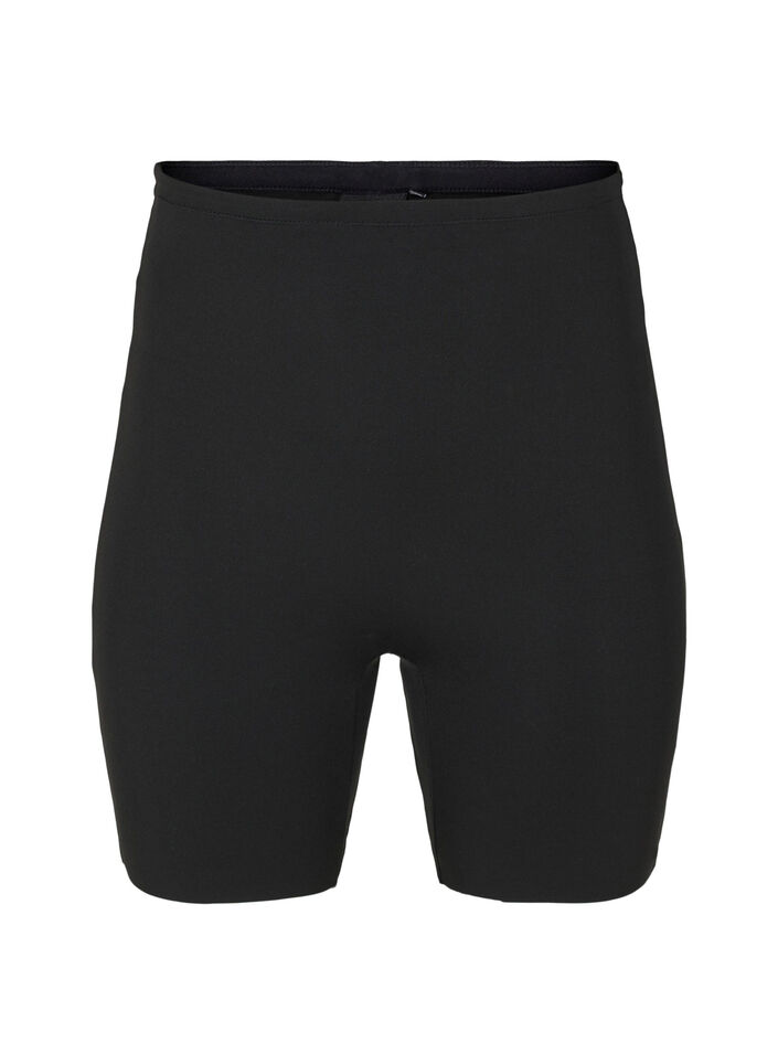Light shapewearshorts med h&ouml;g midja, Svart, Packshot image number 0