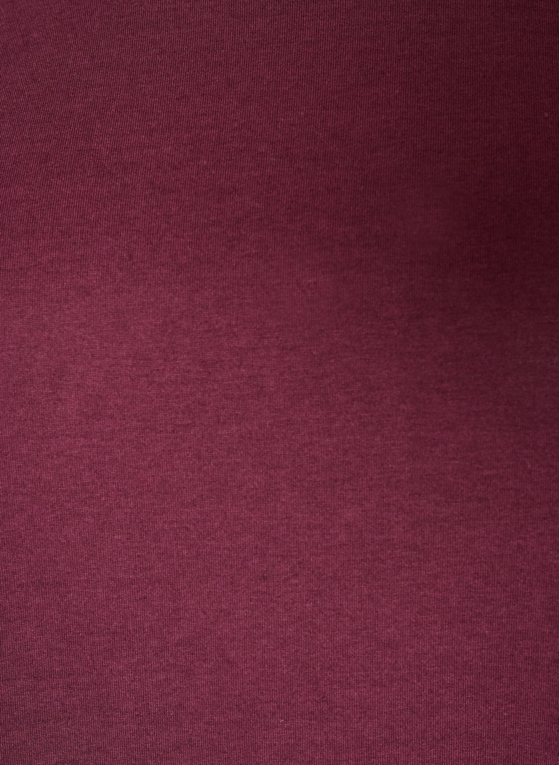 ZizziKort&auml;rmad t-shirt i bomullsmix, R&ouml;d, Packshot image number 2