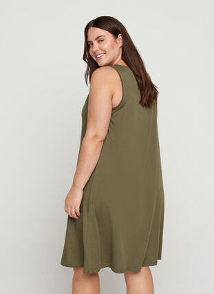 A-linjeformad klänning utan ärmar, Ivy Green ROAD, Model image number 1