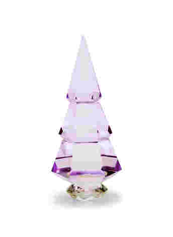 Julgran i kristallglas